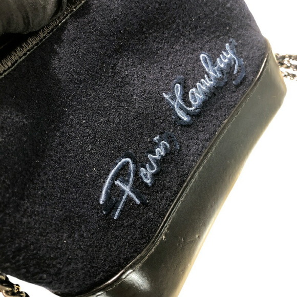 Chanel Gabriel De Small Hobo Bag Calf Navy Blue Black - Picture 15 of 16